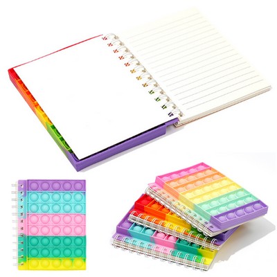 Spiral Notebook W/ Fidget Toy Cover