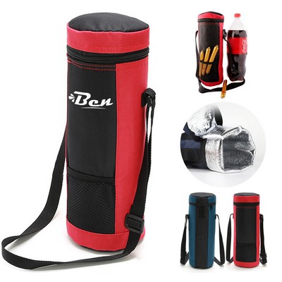 Handheld Oxford Cylindrical Insulated Bag