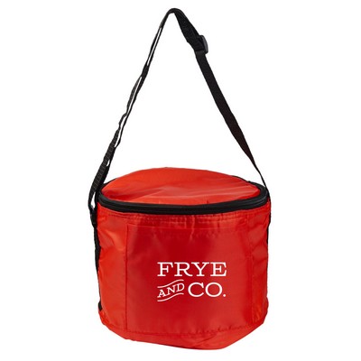 Insulated 6 Can Cooler Bag - Round